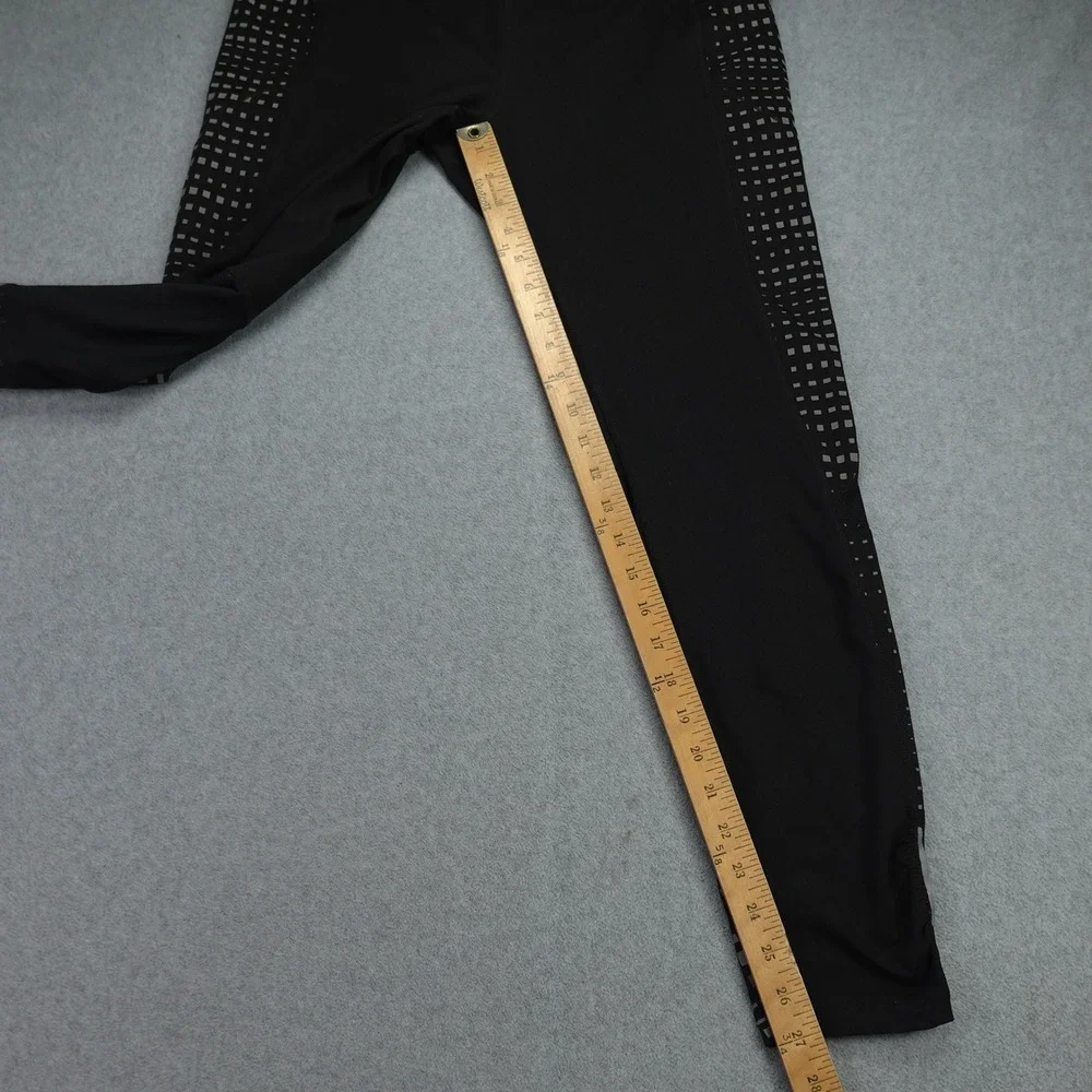 Athleta Leggings Womens XL Black Be Free Tight Reflective Running‎ Pockets